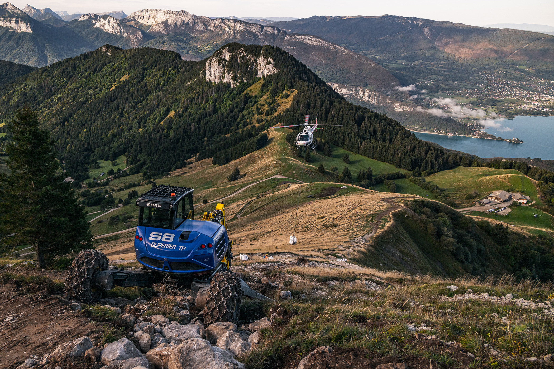 Aménagement sentier Tournette Annecy